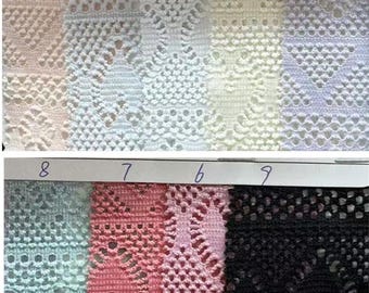 CX9376# Stretch polyester spandex hollow hole lace fabric 160gsm works bikini, clothes, dress, cappa, accessories, diy, swimsuit, sold yard