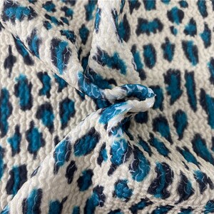 F3742# Newest Thicker 4 Stretch way Seersucker  Print Weight 530GSM, Width 75cm   works Swimwear, bikini, outfit price sold by yard