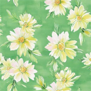 581# 4 stretch way flower fabric printing- Polyester Spandex Matt - support your pattern Custom print - Price Sold By Yard
