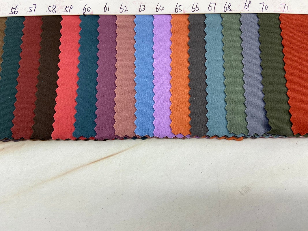 71 Newest Solid Colors H4106 4 Stretch Way Moisture Wicking 27 Spandex 73 Polyester 260GSM Ideas for Yogawear Leggings Activewear Etsy