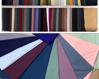 4 stretch way 73Nylon / 27Spandex 230gsm soft handing - 67 solid colors - ideas for bodywear, dancewear, bikini, diy - sold by Yard