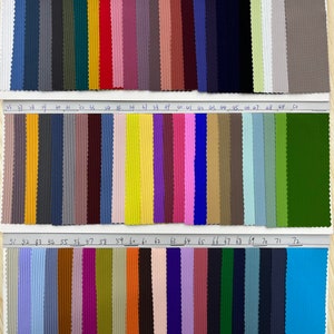 Neueste 72 Solid-Farben 4 hoch Stretch-Weise Gerippte 75 Nylon / 25 Spandex, für Badebekleidung, leggings, Bikini, aktiv, Preis verkauft lose Lagerware
