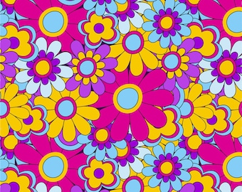 8665# 4 stretch way Newest flower  print for your 21 SS - Polyester Spandex Matt -Support Custom Print-Price Sold by Yard