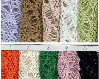 CX9840# Stretch polyester spandex hollow hole lace fabric 140gsm works bikini, clothes, dress, cappa, accessories, diy, swimsuit, sold yard