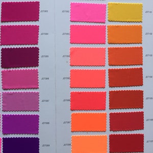 Newest 127 Colors (71-131 Colors) -2# Nylon Spandex Matt Solid Colors