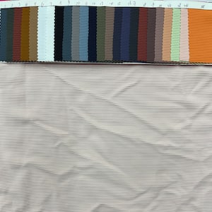 Update 25 Farben 4 Stretch Weg Nylon Spandex Gerippt 260GSM, YD1698 für Badebekleidung, Leggings, Bikini, Activewear, Preis lose Lagerware verkauft