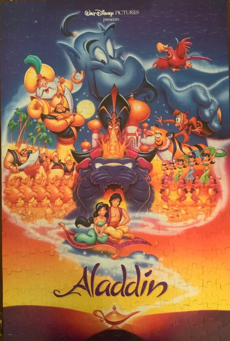 Aladdin movie poster puzzle