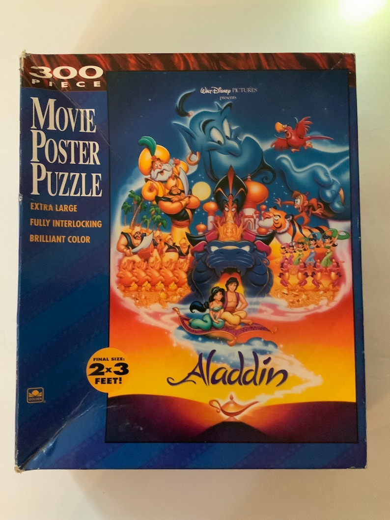 Aladdin movie poster puzzle