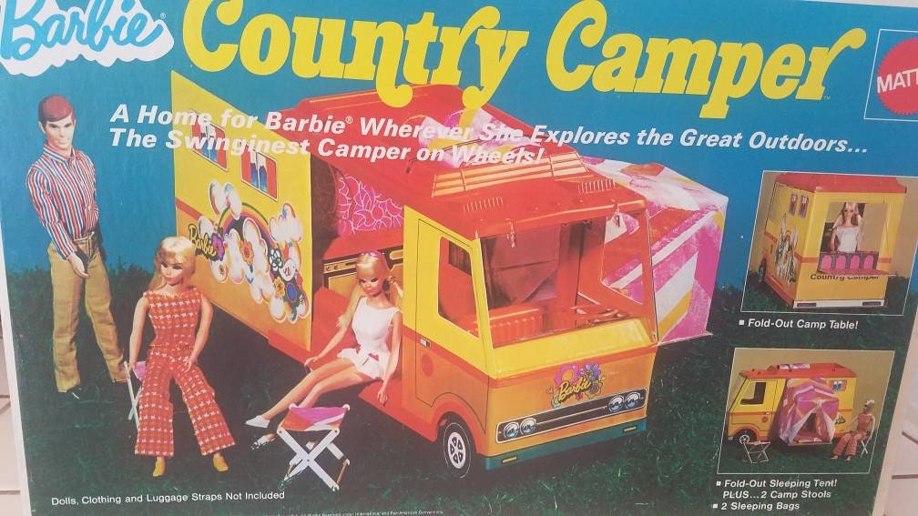 vintage barbie country camper