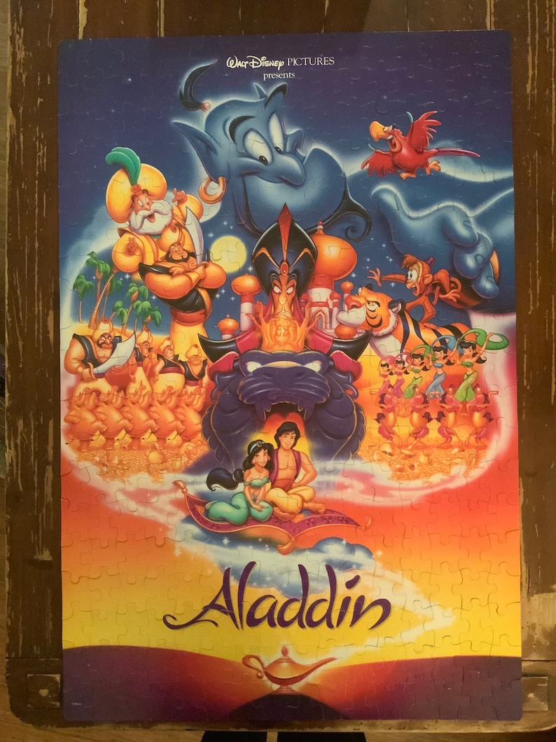 Aladdin movie poster puzzle