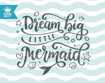 Download Little mermaid svg | Etsy