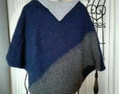 Boho Poncho mantle hot wool, soft and elegant, but also casual and sporty. One size, available in more colors