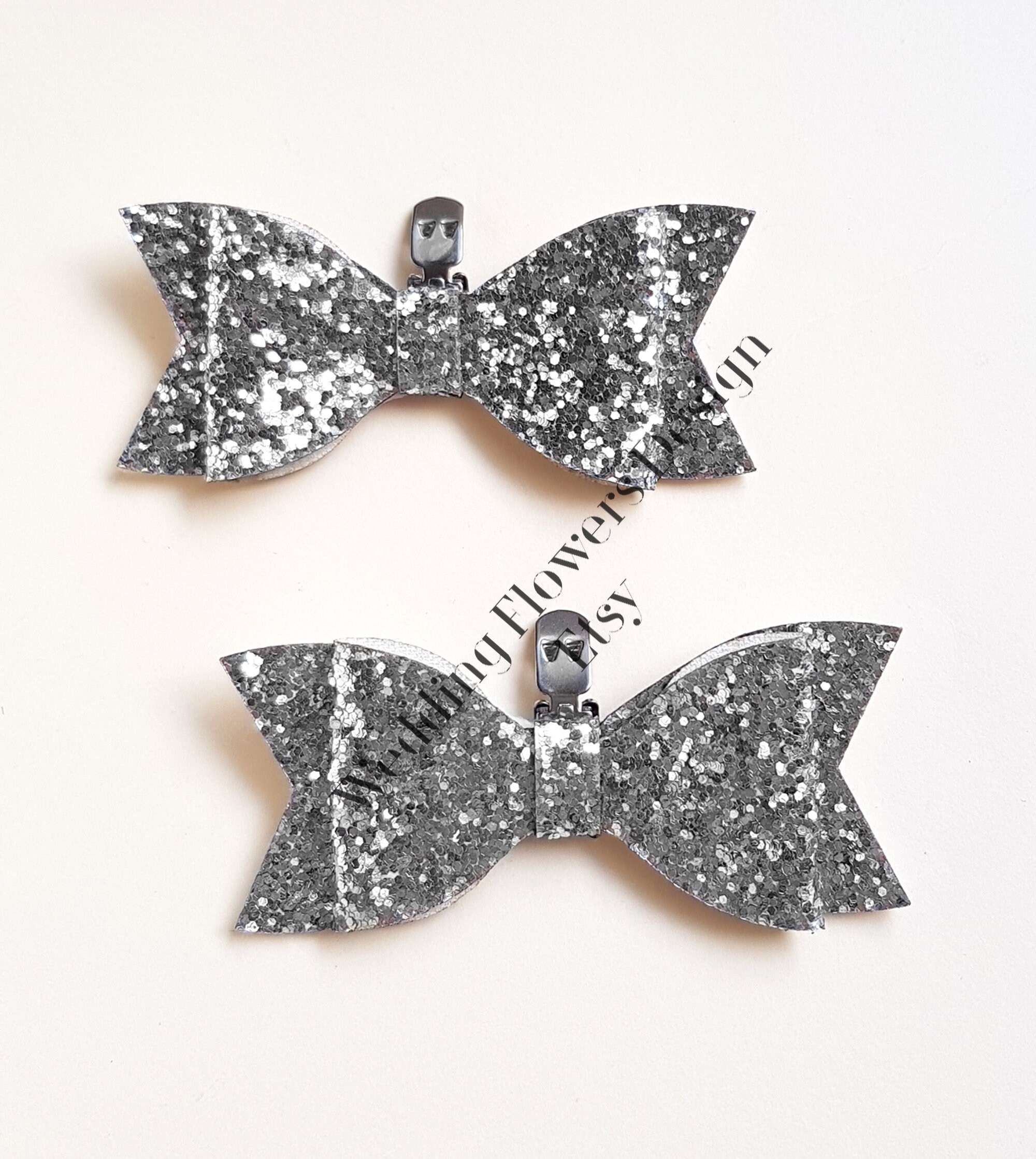 Bow Shoe Clips Glitter Shoe Clips Shoe Accessory Bridal Etsy