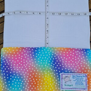 Hebammen-Maßmatte - *Rainbow Dots* XL