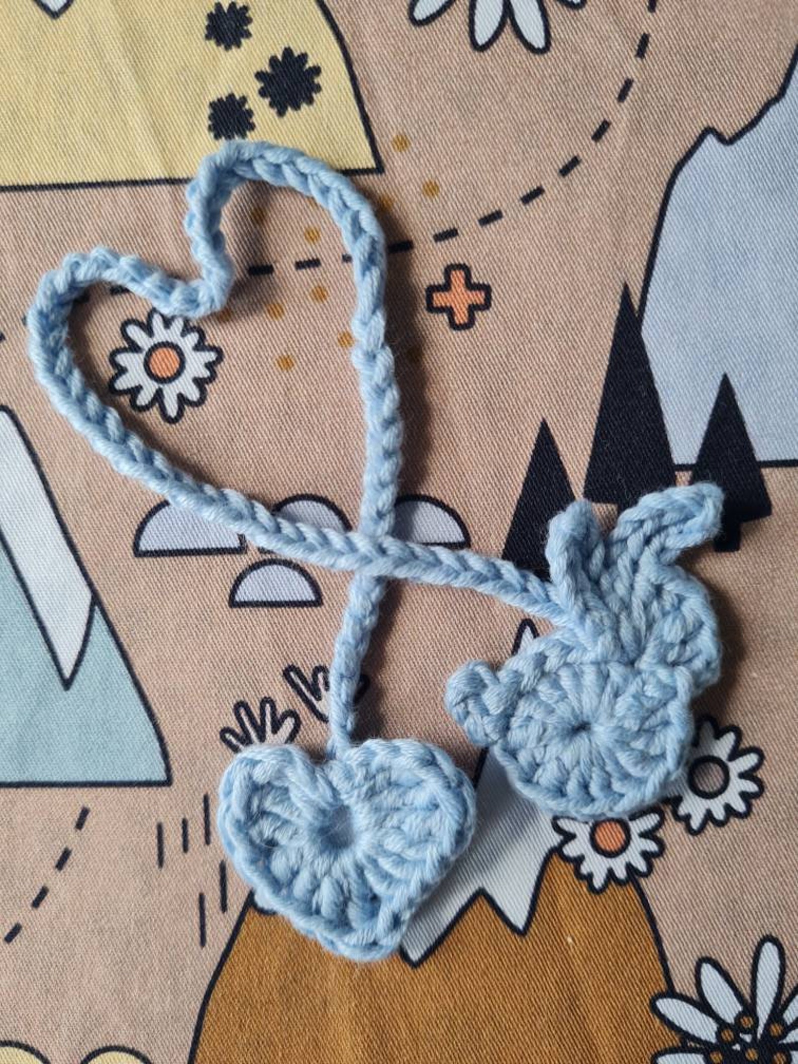 knitted umbilical cord ties pattern