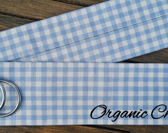 Infant Baby Weigh Sling Organic cotton- *Blue Check*