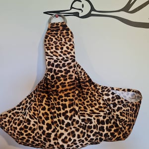 Portabebés con pesaje para bebés - *Estampado de leopardo*