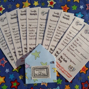 Recibos del Hada de los Dientes