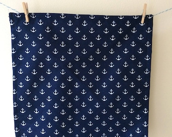 anchor pocket square, anchor print, anchor gift, nautical pocket square, nautical print, nautical gift, nautical accessories, groom gift