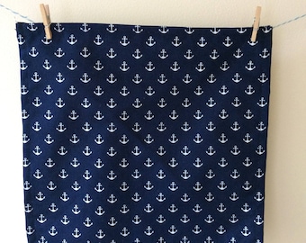 anchor pocket square, anchor print, anchor gift, nautical pocket square, nautical print, nautical gift, nautical accessories, groom gift