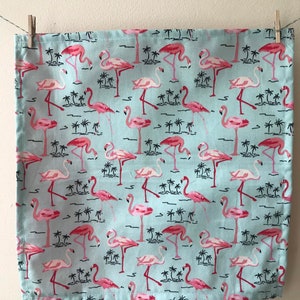 Flamingo Einstecktuch, Flamingo Print, Flamingo Geschenk, Flamingo Accessoires, funky Einstecktuch, Flamingo Hochzeit