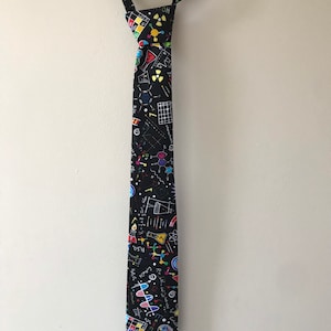 Science tie, children&#39;s science tie, science print, science gift, science wedding, geek chic, pageboy tie, wedding tie, wedding outfit