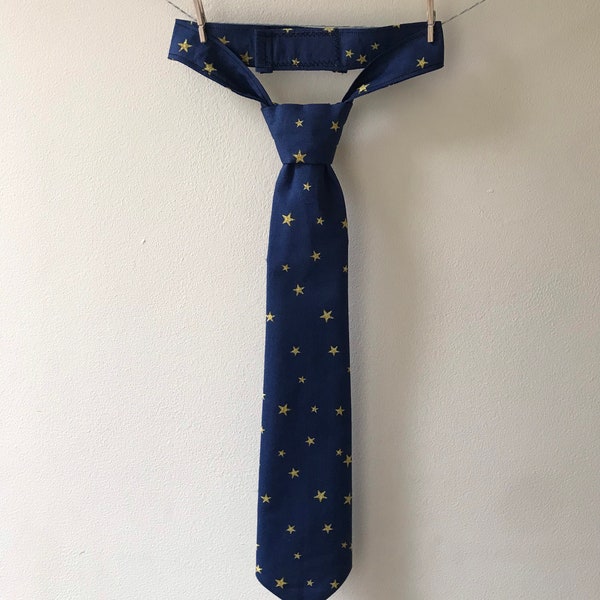 Star tie, child tie, child space tie, star print, space print, space gift, star print, star gift, space party, space wedding, pageboy tie