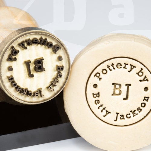 Custom Stamps for Clay Custom Pottery Stamps Pottery Tools Etsy
