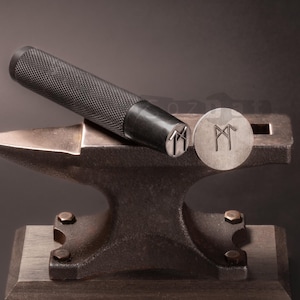 Custom Knife Makers Mark Stamp Makers Mark Knife Stamp Blacksmith Stamp Custom Touchmark Stamp Blade Stamp Hand Stamp Steel Stamps for Knife