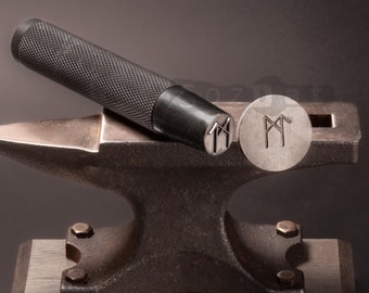 Custom Knife Makers Mark Stamp Makers Mark Knife Stamp Blacksmith Stamp Custom Touchmark Stamp Blade Stamp Hand Stamp Steel Stamps for Knife