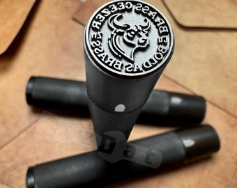 Custom Metal Logo Stamp for Jewelry & Leather