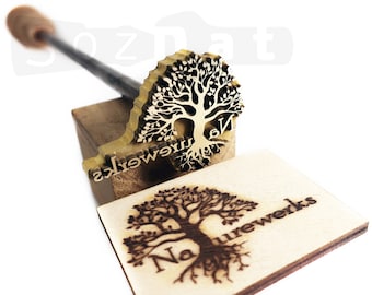 Custom Branding Iron for Wood Burning Stamp Custom Wood Brand Custom Wood Branding Iron Personalized Woodburning Branding Iron Stamp Custom