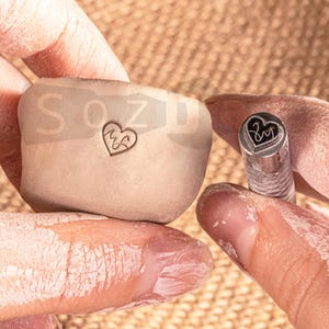 Tampon de marque personnalisé pour fabricant de tampons en céramique pour argile, céramique, tampon de logo personnalisé pour pâte polymère, signature en métal pour poterie