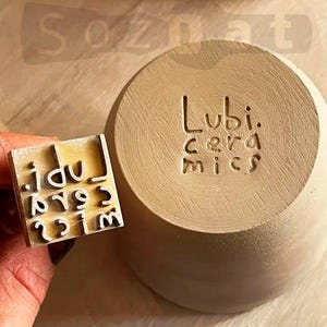 Benutzerdefinierte Tonstempel Keramikstempel Polymer Clay Stempel für Keramikstempel Tonstempel Keramikstempel für Keramikstempel Custom Made Clay Stamp