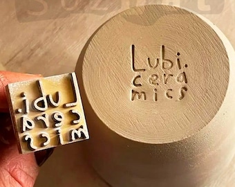 Custom Clay Stamp Ceramic Stamp Polymer Clay Stamps for Pottery Stamps Clay Stamps Ceramic Stamps for Pottery Stamp Custom Made Clay Stamp