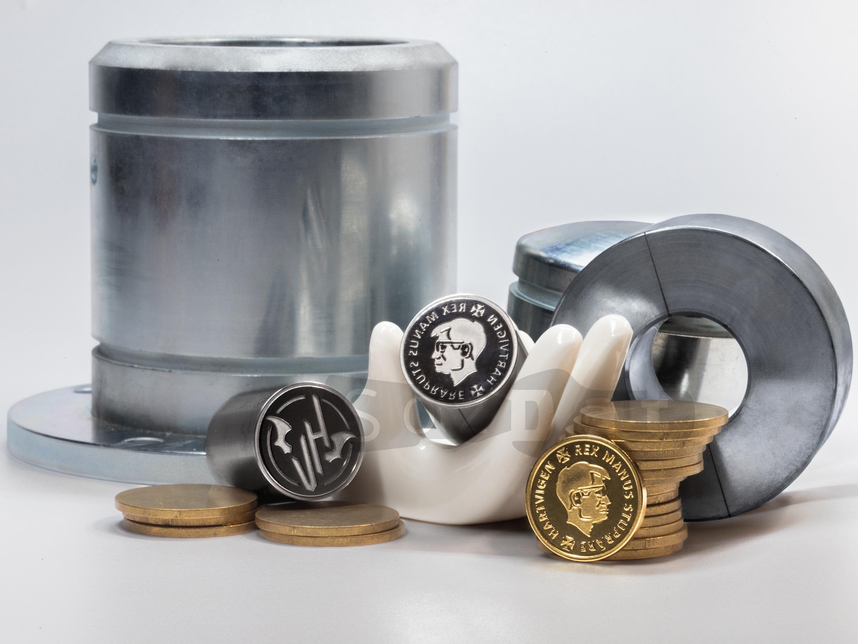 Custom Coining Tool Custom Coin Mint, Coinage, Coin Punch and Die Set, Coin Punch Set, Coin Making Equipment, Custom Coin Mold Souvenir Coin