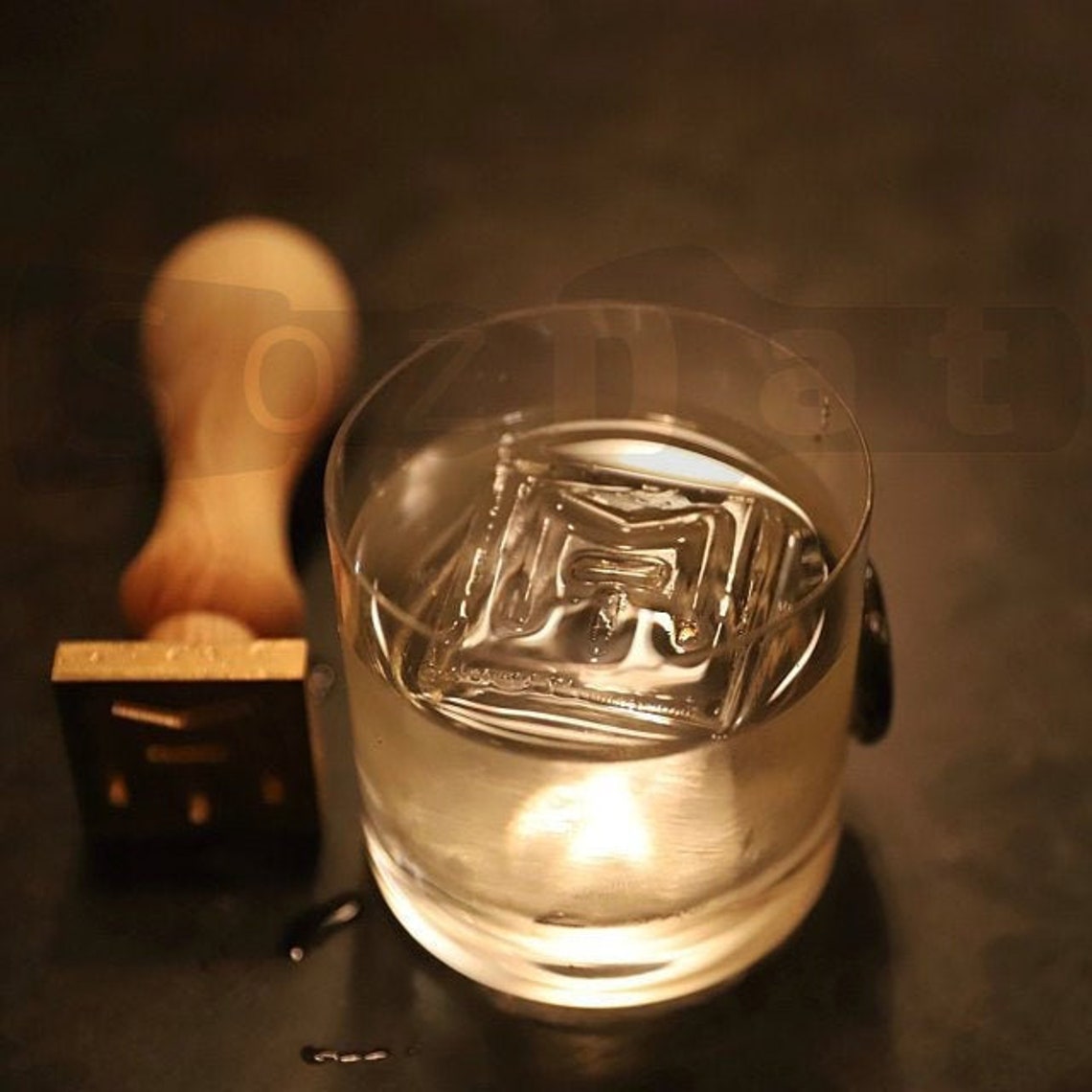 Custom Ice Stamp Personalized Ice Cube Stamp Personalized Ice Etsy