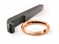Custom Metal Stamp Ring Bent Shank Hallmark Stamps Swan Neck Stamp Gooseneck Stamp Custom Bent Stamp for Rings 925 Stamp Curved Rings Stamp product logo