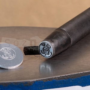 Custom Metal Stamp for Jewelry, Custom Leather Stamp, Metal Stamp Custom Metal Stamps Metal Jewelry Stamp Metal Stamping Metal Design Stamps image 8