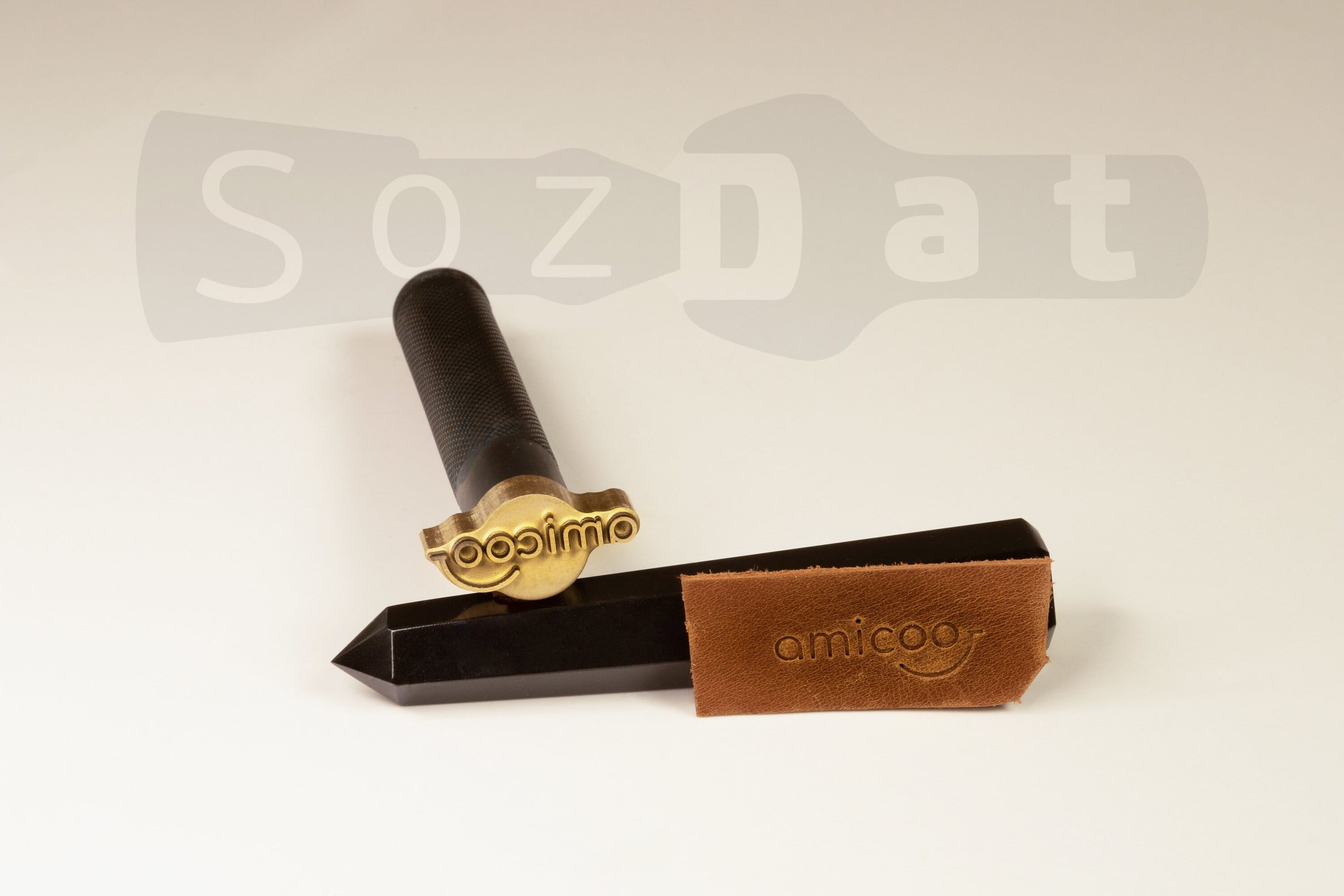 Custom Leather Stamp Leather Custom Brass Emboss Stamp Leather Etsy