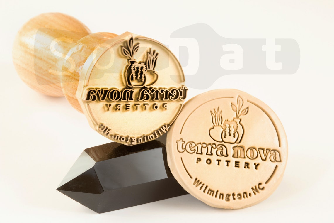 Custom Ceramic Stamps Pottery Signature Stamps Ceramic Stamp Etsy