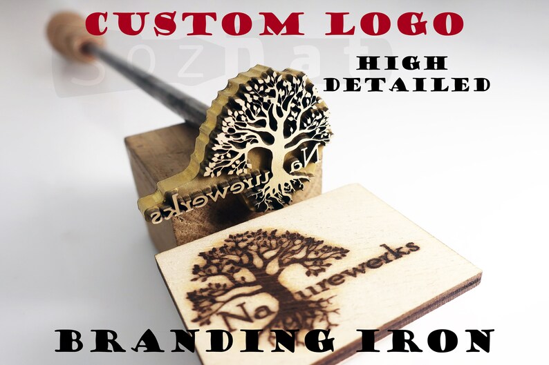 Custom Brand Iron for Wood Branding Iron Custom Leather Stamp Custom logo Branding Iron Steak Heat Stamp BBQ Wood Burning Stamp Hot Stamping