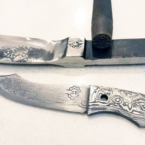 Custom Knife Makers Mark Stamp Makers Mark Knife Stamp Blacksmith Stamp Custom Touchmark Stamp Blade Stamp Hand Stamp Steel Stamps for Knife