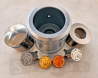 Coin Punch and Die Set, Custom Coin Minting Tool, Custom Coining Tool, Coin Making Tool, Hammered Coin Dies, Custom Coin Die Set, Coin Maker