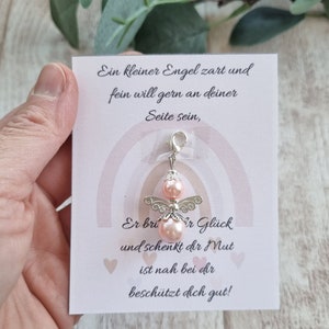 Schutzengel - Anhänger - Geschenk für viele Anlässe  - Glücksbringer - Perlenengel
