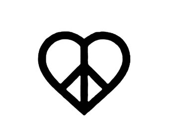 Peace Welt Frieden Friedenssymbol - Bügelbild Applikation Aufbügler Patch für Shirt/ Kissen DIY Projekt Flexfolie - Farbe wählbar