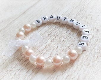 Handmade Pearl Bracelet Mother of the Bride/ Wedding