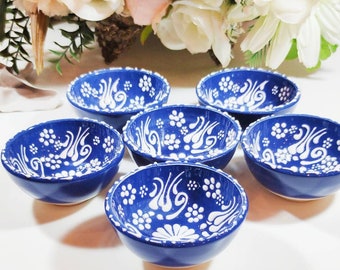 Wedding gift patterned Ceramic Bowl favors, bridal gift bowl,  colorful tile bowl