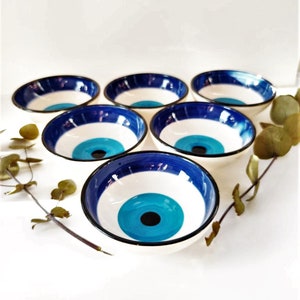 evil eye Ceramic Bowl 4.72 '' inch size Jewelery Collection Storage Container wedding gift ideas