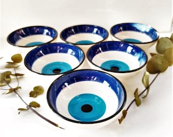 evil eye Ceramic Bowl 4.72 '' inch size Jewelery Collection Storage Container wedding gift ideas